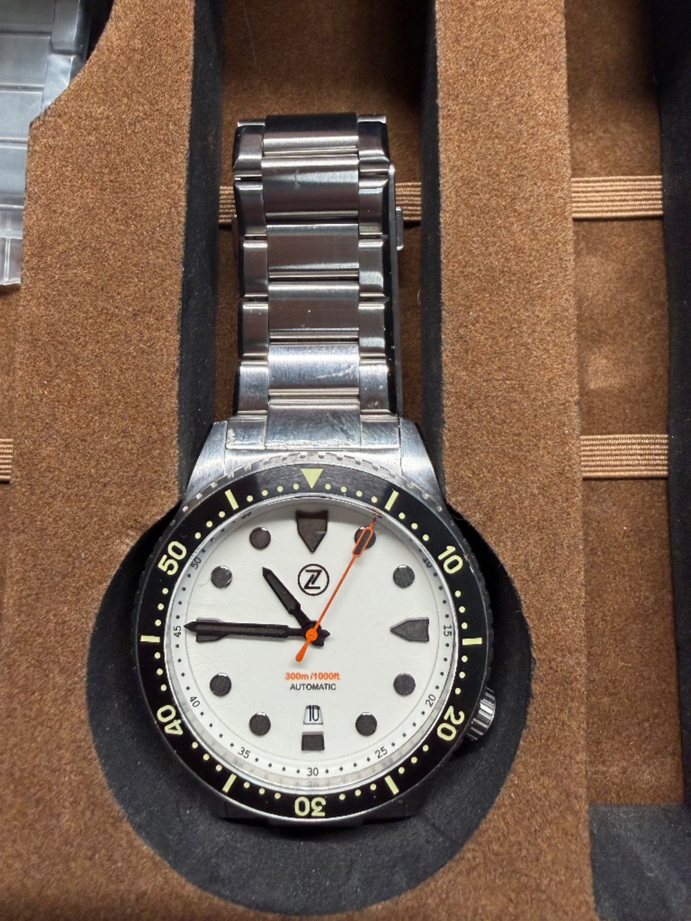 Zelos Great White 300m 316L SS Dive Watch